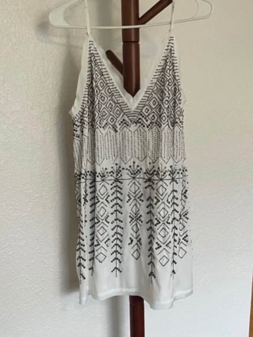 Free People Beaded Mini Slip Dress